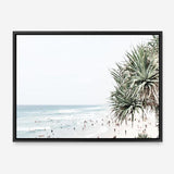 Shop Point Lookout Beach Photo Canvas Print a coastal themed photography framed stretched canvas print from The Print Emporium wall artwork collection - Buy Australian made prints for the home and your interior decor space, TPE-957-CA-35X46-NF