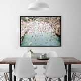 Shop Polignano A Mare From Above I Photo Canvas Print a coastal themed photography framed stretched canvas print from The Print Emporium wall artwork collection - Buy Australian made prints for the home and your interior decor space, TPE-1223-CA-35X46-NF
