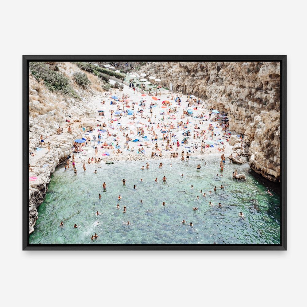 Shop Polignano A Mare From Above I Photo Canvas Print a coastal themed photography framed stretched canvas print from The Print Emporium wall artwork collection - Buy Australian made prints for the home and your interior decor space, TPE-1223-CA-35X46-NF