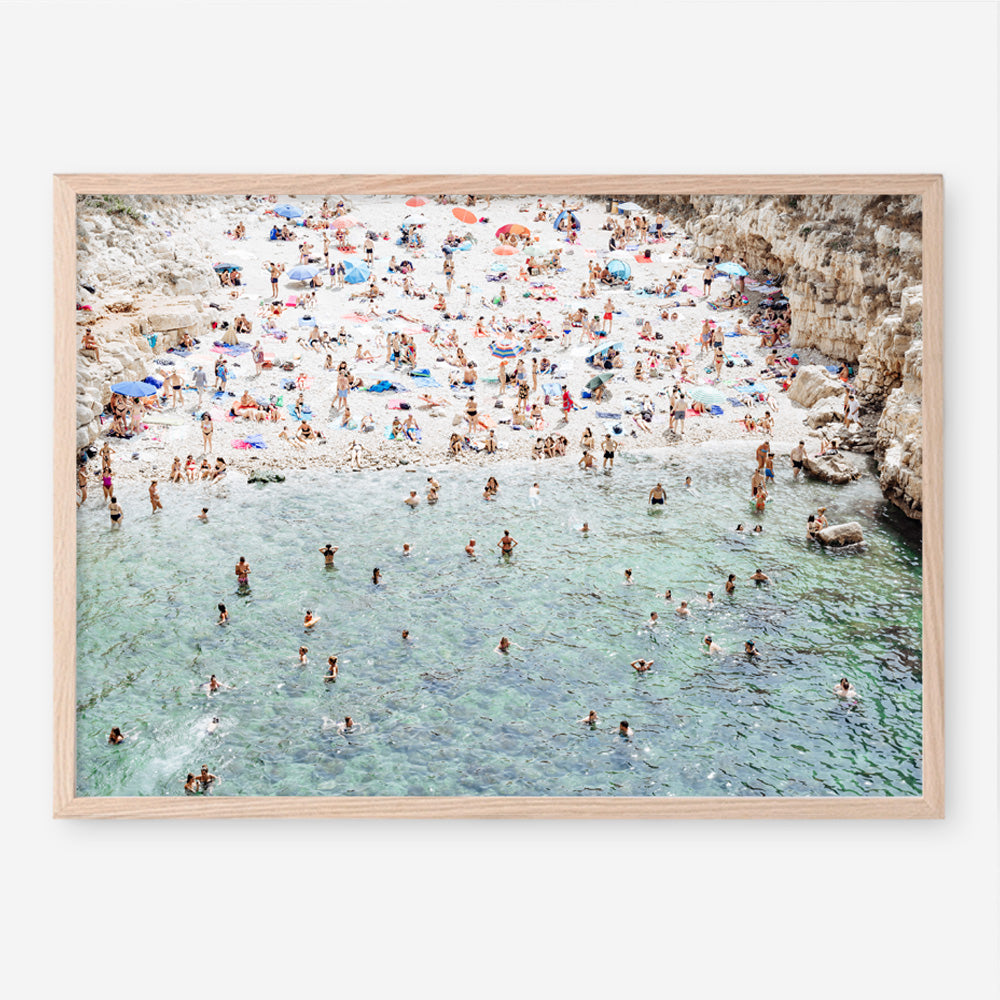 Shop Polignano A Mare From Above II Photo Art Print a coastal themed photography wall art print from The Print Emporium wall artwork collection - Buy Australian made fine art poster and framed prints for the home and your interior decor, TPE-1224-AP