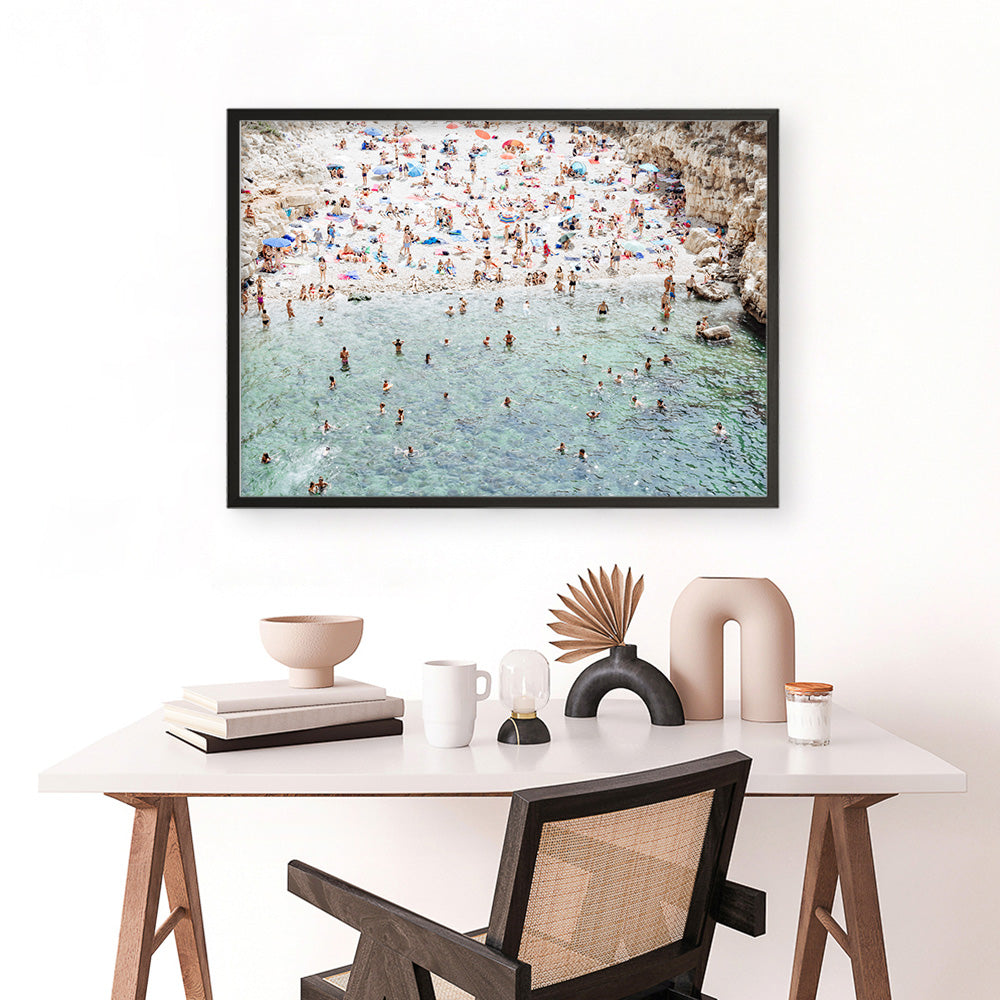 Shop Polignano A Mare From Above II Photo Art Print a coastal themed photography wall art print from The Print Emporium wall artwork collection - Buy Australian made fine art poster and framed prints for the home and your interior decor, TPE-1224-AP