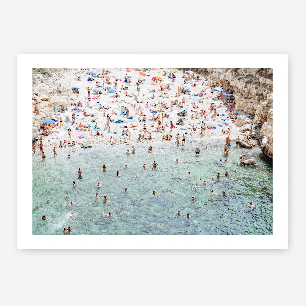 Shop Polignano A Mare From Above II Photo Art Print a coastal themed photography wall art print from The Print Emporium wall artwork collection - Buy Australian made fine art poster and framed prints for the home and your interior decor, TPE-1224-AP