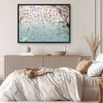 Shop Polignano A Mare From Above II Photo Canvas Print a coastal themed photography framed stretched canvas print from The Print Emporium wall artwork collection - Buy Australian made prints for the home and your interior decor space, TPE-1224-CA-35X46-NF