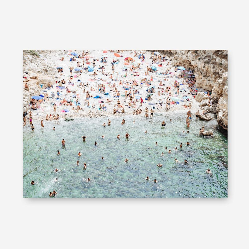 Shop Polignano A Mare From Above II Photo Canvas Print a coastal themed photography framed stretched canvas print from The Print Emporium wall artwork collection - Buy Australian made prints for the home and your interior decor space, TPE-1224-CA-35X46-NF
