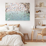 Shop Polignano A Mare From Above II Photo Canvas Print a coastal themed photography framed stretched canvas print from The Print Emporium wall artwork collection - Buy Australian made prints for the home and your interior decor space, TPE-1224-CA-35X46-NF