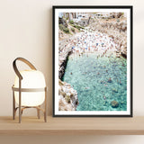 Shop Polignano A Mare From Above III Photo Art Print a coastal themed photography wall art print from The Print Emporium wall artwork collection - Buy Australian made fine art poster and framed prints for the home and your interior decor, TPE-1227-AP