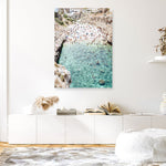 Shop Polignano A Mare From Above III Photo Canvas Print a coastal themed photography framed stretched canvas print from The Print Emporium wall artwork collection - Buy Australian made prints for the home and your interior decor space, TPE-1227-CA-35X46-NF