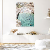 Shop Polignano A Mare From Above III Photo Canvas Print a coastal themed photography framed stretched canvas print from The Print Emporium wall artwork collection - Buy Australian made prints for the home and your interior decor space, TPE-1227-CA-35X46-NF