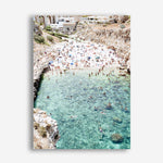 Shop Polignano A Mare From Above III Photo Canvas Print a coastal themed photography framed stretched canvas print from The Print Emporium wall artwork collection - Buy Australian made prints for the home and your interior decor space, TPE-1227-CA-35X46-NF