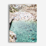 Shop Polignano A Mare From Above III Photo Canvas Print a coastal themed photography framed stretched canvas print from The Print Emporium wall artwork collection - Buy Australian made prints for the home and your interior decor space, TPE-1227-CA-35X46-NF
