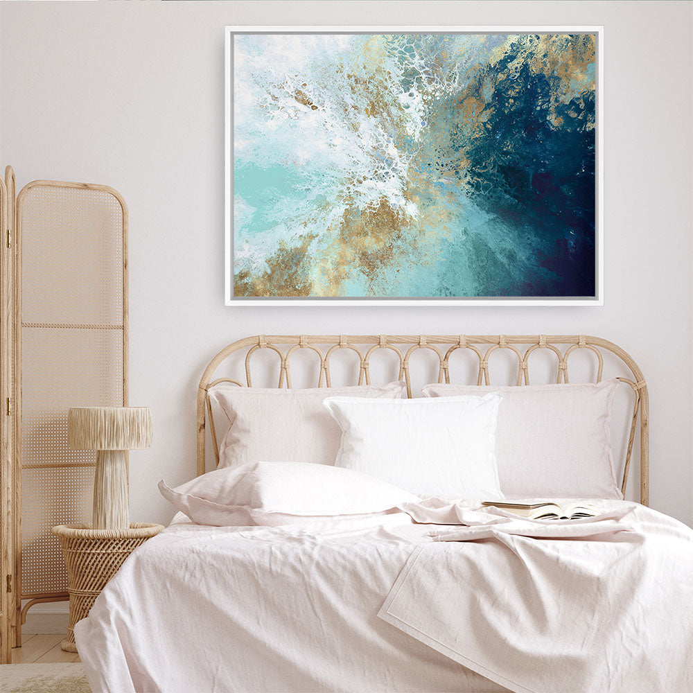Shop Pomona Canvas Print a painted abstract themed framed canvas wall art print from The Print Emporium artwork collection - Buy Australian made fine art painting style stretched canvas prints for the home and your interior decor space, TPE-PC-HB001-CA-35X46-NF