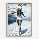 Shop Pool Days Photo Canvas Print a coastal themed photography framed stretched canvas print from The Print Emporium wall artwork collection - Buy Australian made prints for the home and your interior decor space, TPE-632-CA-35X46-NF