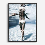 Shop Pool Days Photo Canvas Print a coastal themed photography framed stretched canvas print from The Print Emporium wall artwork collection - Buy Australian made prints for the home and your interior decor space, TPE-632-CA-35X46-NF