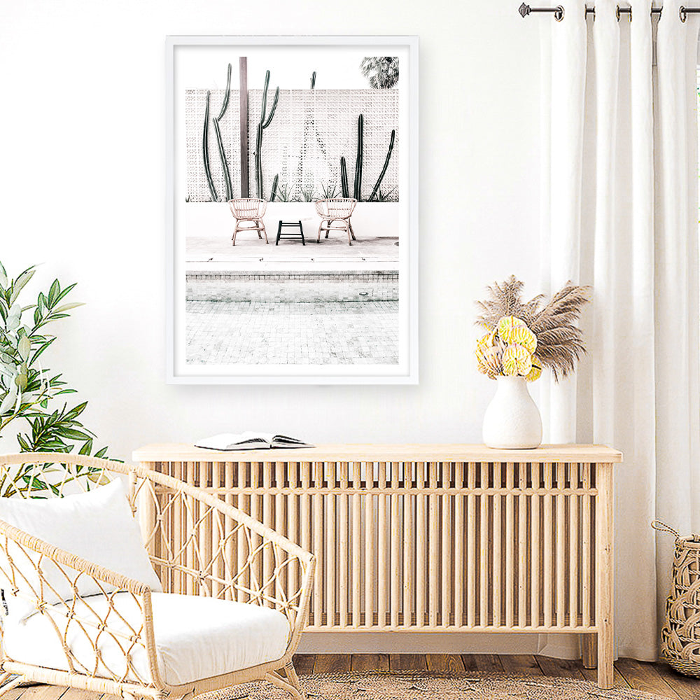 Shop Poolside in Mexico Photo Art Print a coastal themed photography wall art print from The Print Emporium wall artwork collection - Buy Australian made fine art poster and framed prints for the home and your interior decor, TPE-788-AP