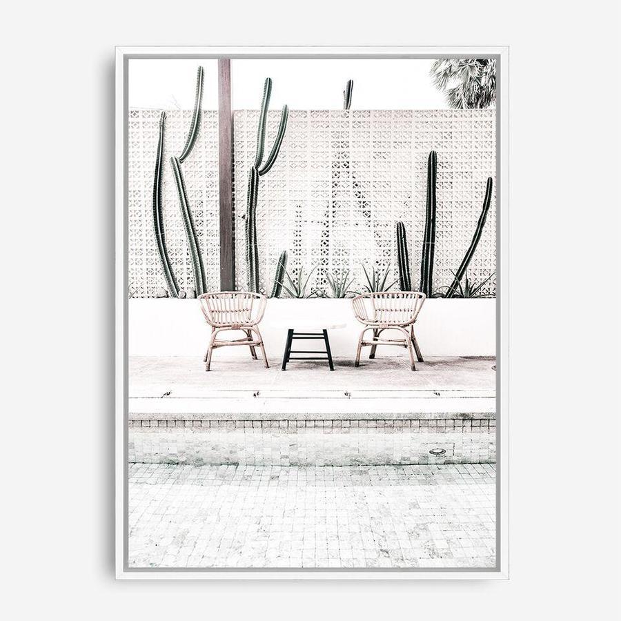 Shop Poolside in Mexico Photo Canvas Print a coastal themed photography framed stretched canvas print from The Print Emporium wall artwork collection - Buy Australian made prints for the home and your interior decor space, TPE-788-CA-35X46-NF