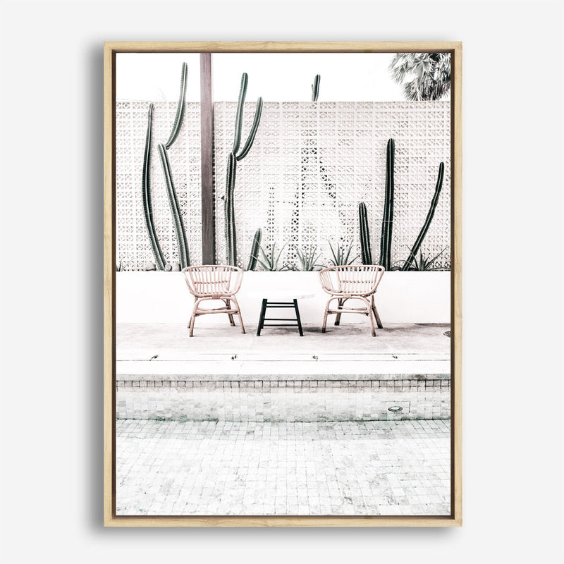 Shop Poolside in Mexico Photo Canvas Print a coastal themed photography framed stretched canvas print from The Print Emporium wall artwork collection - Buy Australian made prints for the home and your interior decor space, TPE-788-CA-35X46-NF