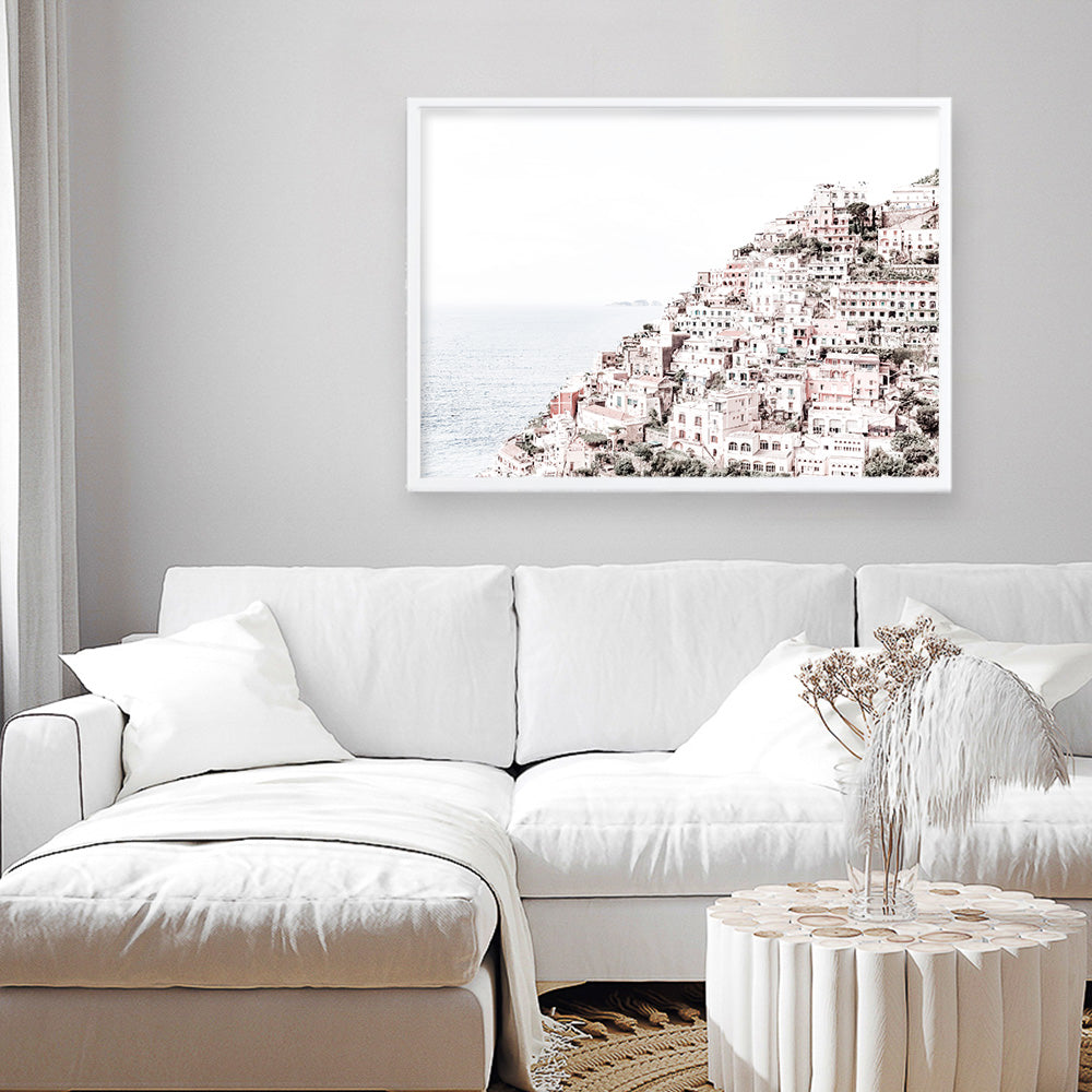 Shop Positano I Photo Art Print a coastal themed photography wall art print from The Print Emporium wall artwork collection - Buy Australian made fine art poster and framed prints for the home and your interior decor, TPE-768-AP