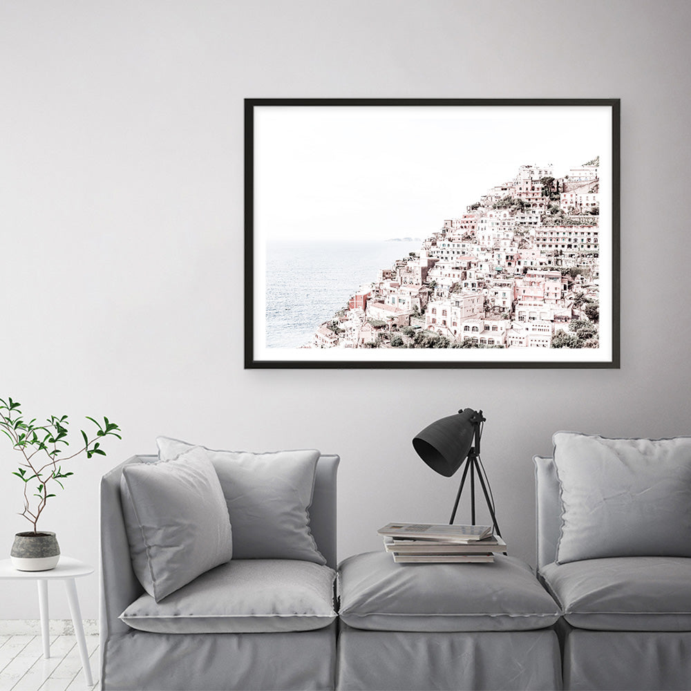 Shop Positano I Photo Art Print a coastal themed photography wall art print from The Print Emporium wall artwork collection - Buy Australian made fine art poster and framed prints for the home and your interior decor, TPE-768-AP