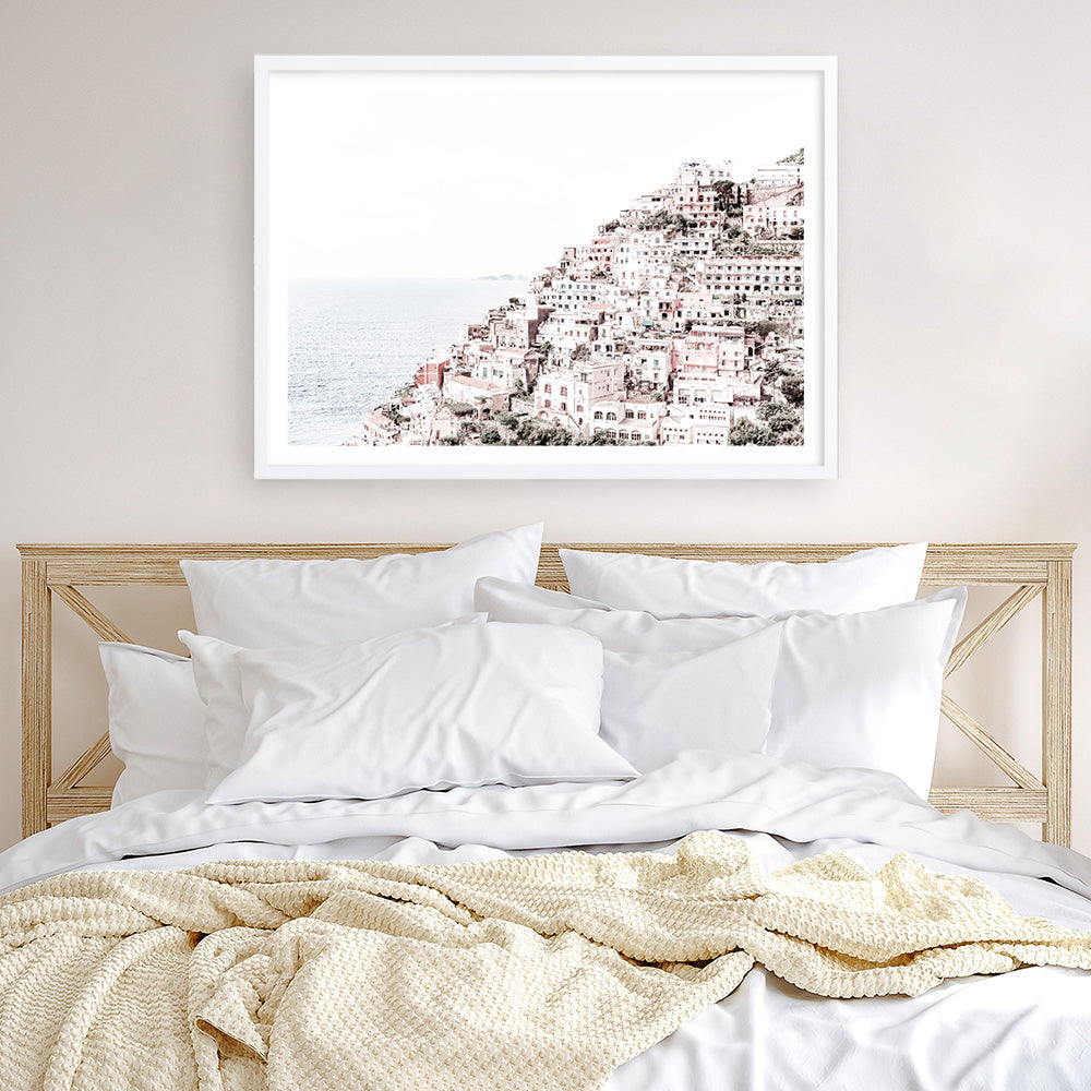 Shop Positano I Photo Art Print a coastal themed photography wall art print from The Print Emporium wall artwork collection - Buy Australian made fine art poster and framed prints for the home and your interior decor, TPE-768-AP