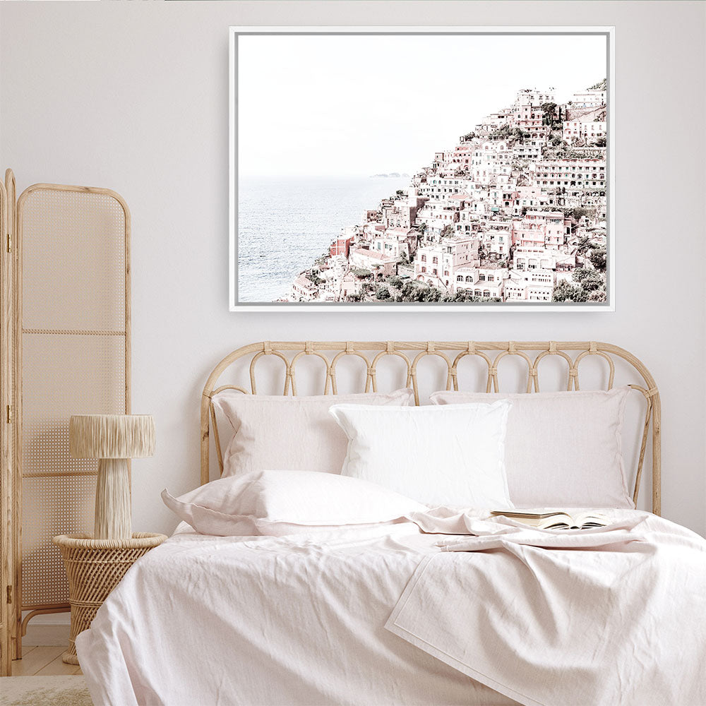 Shop Positano I Photo Canvas Print a coastal themed photography framed stretched canvas print from The Print Emporium wall artwork collection - Buy Australian made prints for the home and your interior decor space, TPE-768-CA-35X46-NF