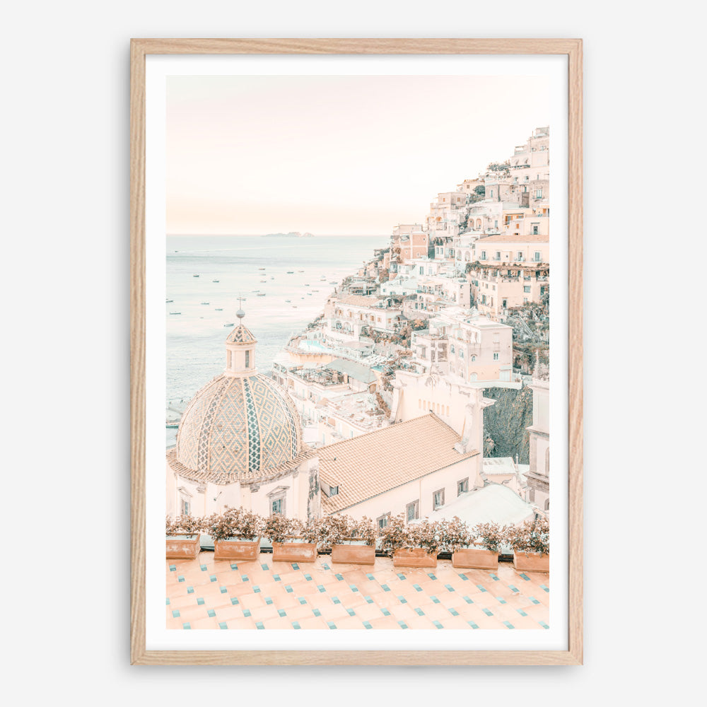 Shop Positano Sunset I Photo Art Print a coastal themed photography wall art print from The Print Emporium wall artwork collection - Buy Australian made fine art poster and framed prints for the home and your interior decor, TPE-1106-AP