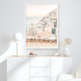 Shop Positano Sunset I Photo Art Print a coastal themed photography wall art print from The Print Emporium wall artwork collection - Buy Australian made fine art poster and framed prints for the home and your interior decor, TPE-1106-AP