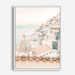 Shop Positano Sunset I Photo Canvas Print a coastal themed photography framed stretched canvas print from The Print Emporium wall artwork collection - Buy Australian made prints for the home and your interior decor space, TPE-1106-CA-35X46-NF