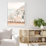 Shop Positano Sunset I Photo Canvas Print a coastal themed photography framed stretched canvas print from The Print Emporium wall artwork collection - Buy Australian made prints for the home and your interior decor space, TPE-1106-CA-35X46-NF