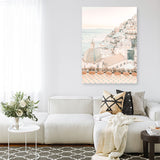Shop Positano Sunset I Photo Canvas Print a coastal themed photography framed stretched canvas print from The Print Emporium wall artwork collection - Buy Australian made prints for the home and your interior decor space, TPE-1106-CA-35X46-NF