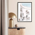 Shop Positano Villa Photo Art Print a coastal themed photography wall art print from The Print Emporium wall artwork collection - Buy Australian made fine art poster and framed prints for the home and your interior decor, TPE-1176-AP