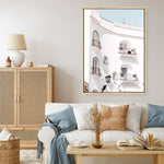 Shop Positano Villa Photo Canvas Print a coastal themed photography framed stretched canvas print from The Print Emporium wall artwork collection - Buy Australian made prints for the home and your interior decor space, TPE-1176-CA-35X46-NF