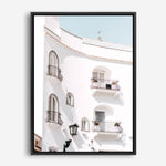 Shop Positano Villa Photo Canvas Print a coastal themed photography framed stretched canvas print from The Print Emporium wall artwork collection - Buy Australian made prints for the home and your interior decor space, TPE-1176-CA-35X46-NF