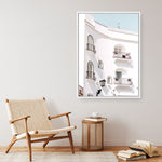 Shop Positano Villa Photo Canvas Print a coastal themed photography framed stretched canvas print from The Print Emporium wall artwork collection - Buy Australian made prints for the home and your interior decor space, TPE-1176-CA-35X46-NF