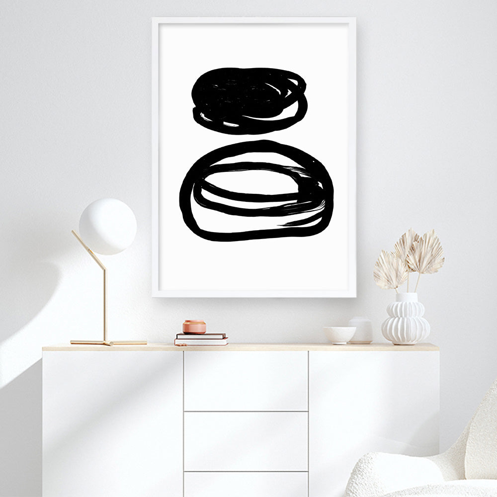 Shop Potato Swirls Art Print a painted abstract themed wall art print from The Print Emporium wall artwork collection - Buy Australian made fine art painting style poster and framed prints for the home and your interior decor room, TPE-PC-PI142-AP