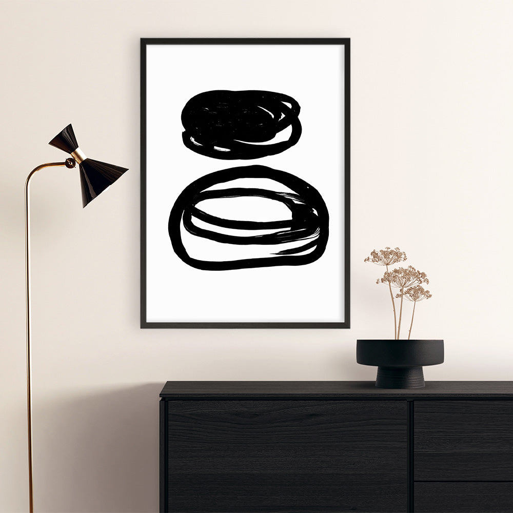 Shop Potato Swirls Art Print a painted abstract themed wall art print from The Print Emporium wall artwork collection - Buy Australian made fine art painting style poster and framed prints for the home and your interior decor room, TPE-PC-PI142-AP