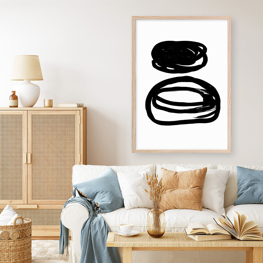 Shop Potato Swirls Art Print a painted abstract themed wall art print from The Print Emporium wall artwork collection - Buy Australian made fine art painting style poster and framed prints for the home and your interior decor room, TPE-PC-PI142-AP