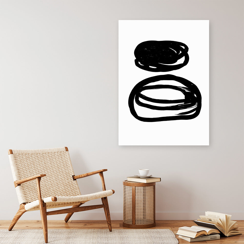 Shop Potato Swirls Canvas Print a painted abstract themed framed canvas wall art print from The Print Emporium artwork collection - Buy Australian made fine art painting style stretched canvas prints for the home and your interior decor space, TPE-PC-PI142-CA-35X46-NF
