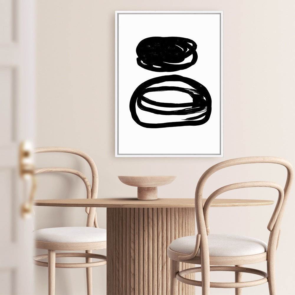 Shop Potato Swirls Canvas Print a painted abstract themed framed canvas wall art print from The Print Emporium artwork collection - Buy Australian made fine art painting style stretched canvas prints for the home and your interior decor space, TPE-PC-PI142-CA-35X46-NF