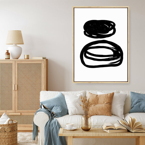 Shop Potato Swirls Canvas Print a painted abstract themed framed canvas wall art print from The Print Emporium artwork collection - Buy Australian made fine art painting style stretched canvas prints for the home and your interior decor space, TPE-PC-PI142-CA-35X46-NF