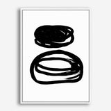 Shop Potato Swirls Canvas Print a painted abstract themed framed canvas wall art print from The Print Emporium artwork collection - Buy Australian made fine art painting style stretched canvas prints for the home and your interior decor space, TPE-PC-PI142-CA-35X46-NF