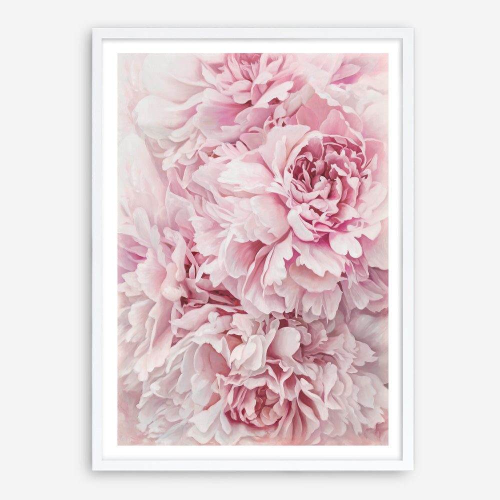 Shop Pretty Peonies Art Print a floral themed painted wall art print from The Print Emporium wall artwork collection - Buy Australian made fine art painting style poster and framed prints for the home and your interior decor room, TPE-379-AP