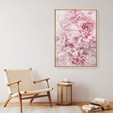 Shop Pretty Peonies Canvas Print a floral themed painted framed canvas wall art print from The Print Emporium artwork collection - Buy Australian made fine art painting style stretched canvas prints for the home and your interior decor space, TPE-379-CA-35X46-NF