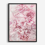 Shop Pretty Peonies Canvas Print a floral themed painted framed canvas wall art print from The Print Emporium artwork collection - Buy Australian made fine art painting style stretched canvas prints for the home and your interior decor space, TPE-379-CA-35X46-NF