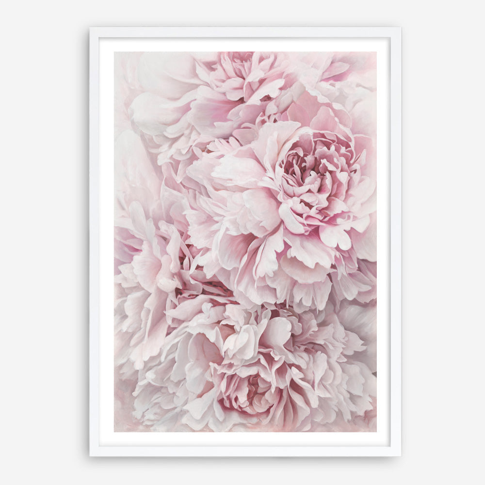 Shop Pretty Peonies II Art Print a floral themed painted wall art print from The Print Emporium wall artwork collection - Buy Australian made fine art painting style poster and framed prints for the home and your interior decor room, TPE-386-AP