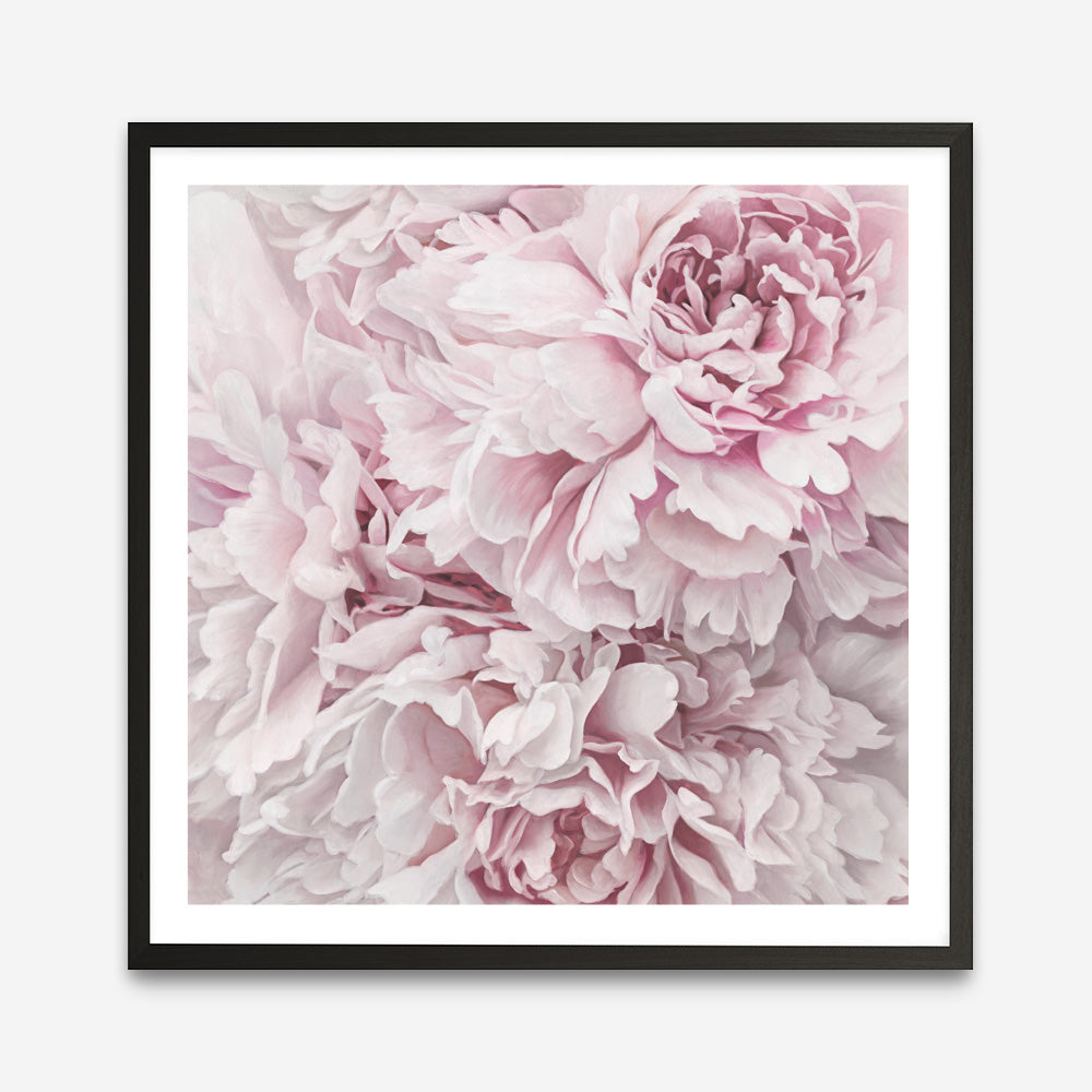 Shop Pretty Peonies II (Square) Art Print a floral themed painted wall art print from The Print Emporium wall artwork collection - Buy Australian made fine art painting style poster and framed prints for the home and your interior decor room, TPE-387-AP