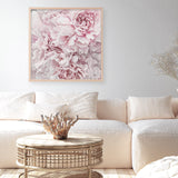 Shop Pretty Peonies II (Square) Art Print a floral themed painted wall art print from The Print Emporium wall artwork collection - Buy Australian made fine art painting style poster and framed prints for the home and your interior decor room, TPE-387-AP