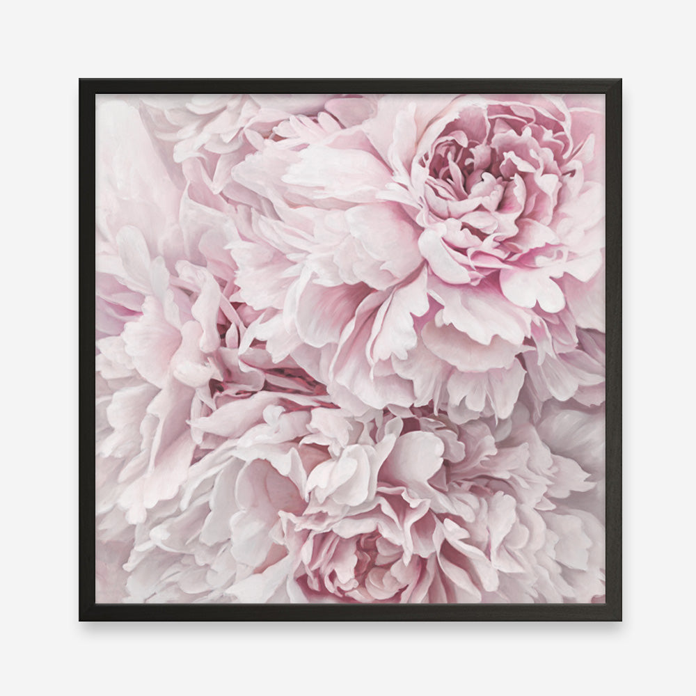Shop Pretty Peonies II (Square) Art Print a floral themed painted wall art print from The Print Emporium wall artwork collection - Buy Australian made fine art painting style poster and framed prints for the home and your interior decor room, TPE-387-AP
