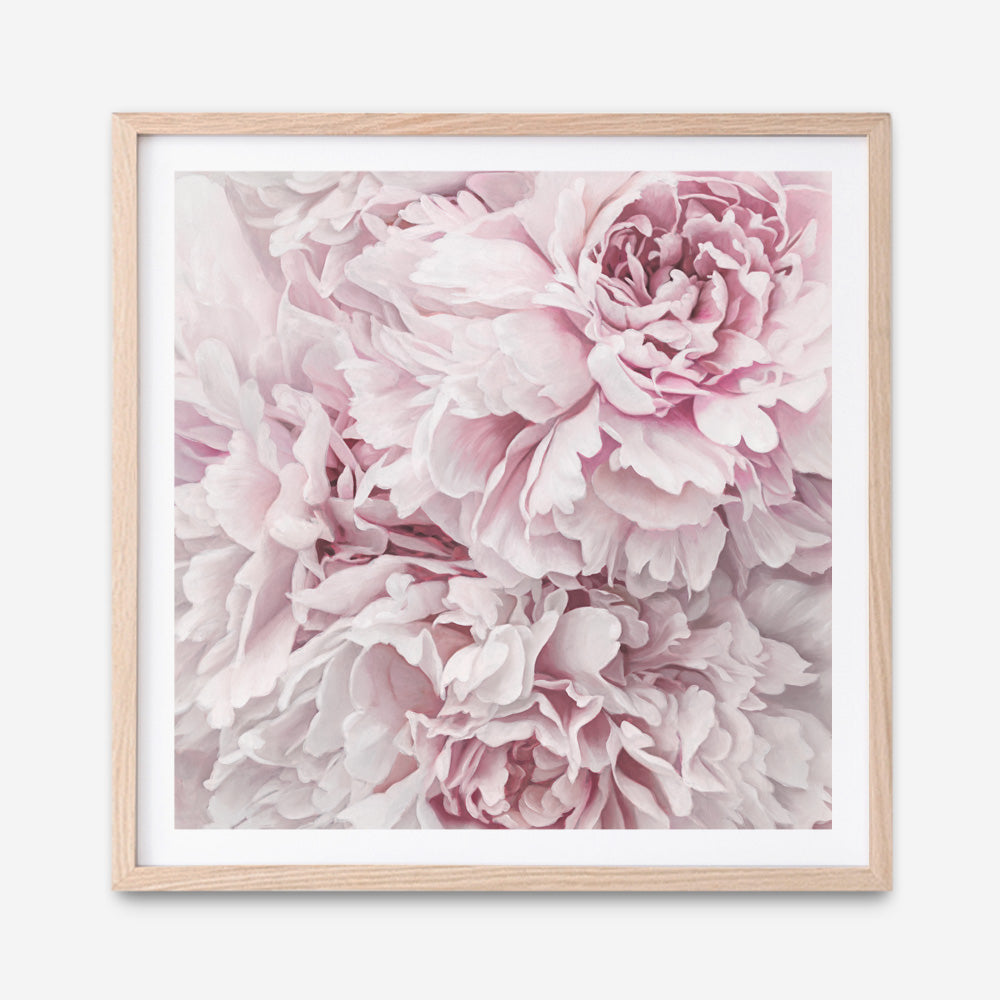 Shop Pretty Peonies II (Square) Art Print a floral themed painted wall art print from The Print Emporium wall artwork collection - Buy Australian made fine art painting style poster and framed prints for the home and your interior decor room, TPE-387-AP