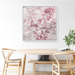 Shop Pretty Peonies II (Square) Canvas Print a floral themed painted framed canvas wall art print from The Print Emporium artwork collection - Buy Australian made fine art painting style stretched canvas prints for the home and your interior decor space, TPE-387-CA-40X40-NF