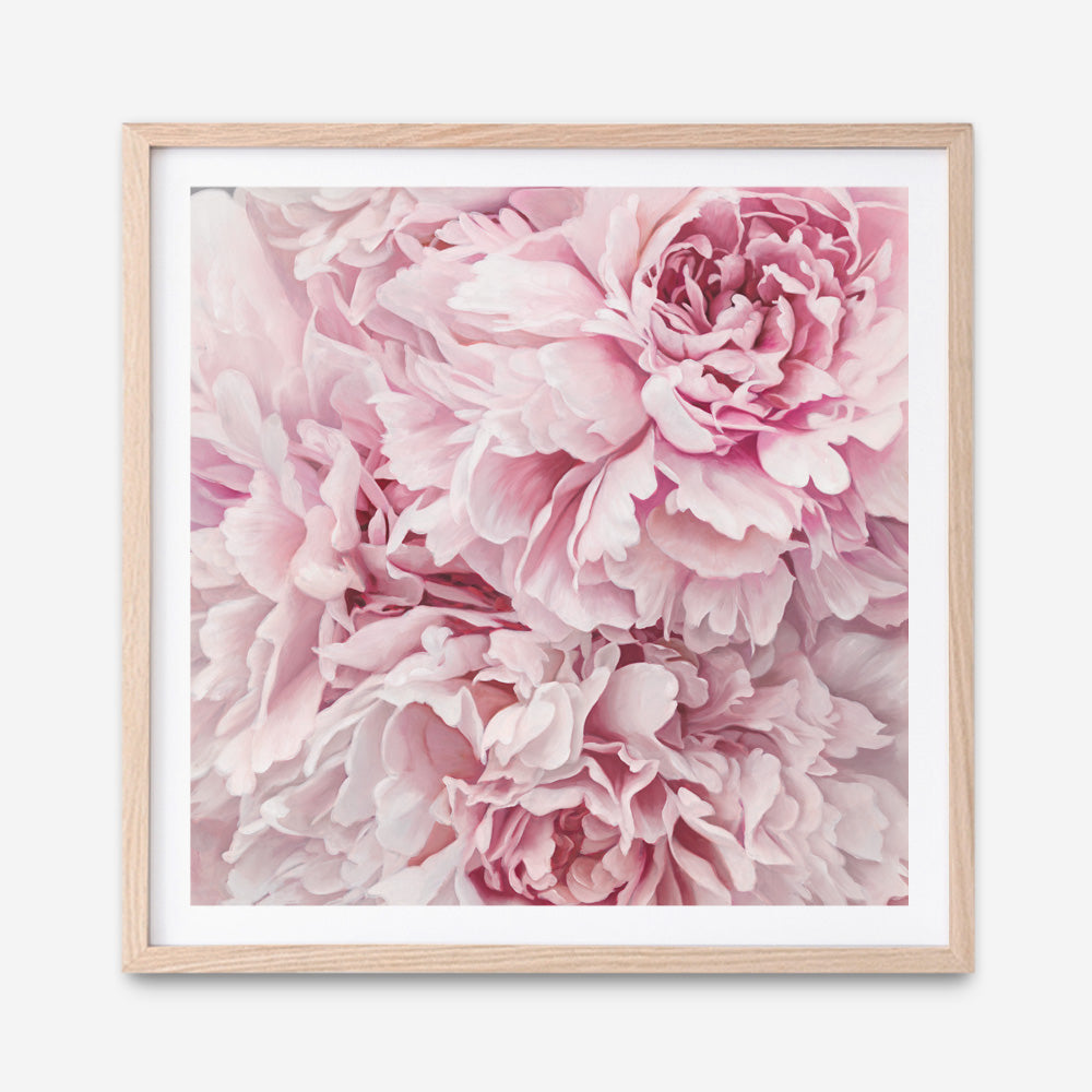 Shop Pretty Peonies (Square) Art Print a floral themed painted wall art print from The Print Emporium wall artwork collection - Buy Australian made fine art painting style poster and framed prints for the home and your interior decor room, TPE-380-AP